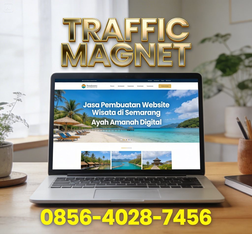 TRAFFIC MAGNET 0856-4028-7456 Jasa Pembuatan Website Wisata di Semarang Ayah Amanah Digital