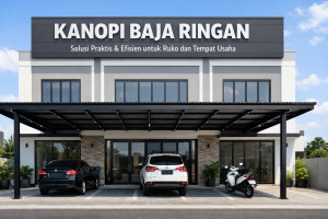 Kanopi Baja Ringan untuk Ruko dan Tempat Usaha: Praktis & Efisien