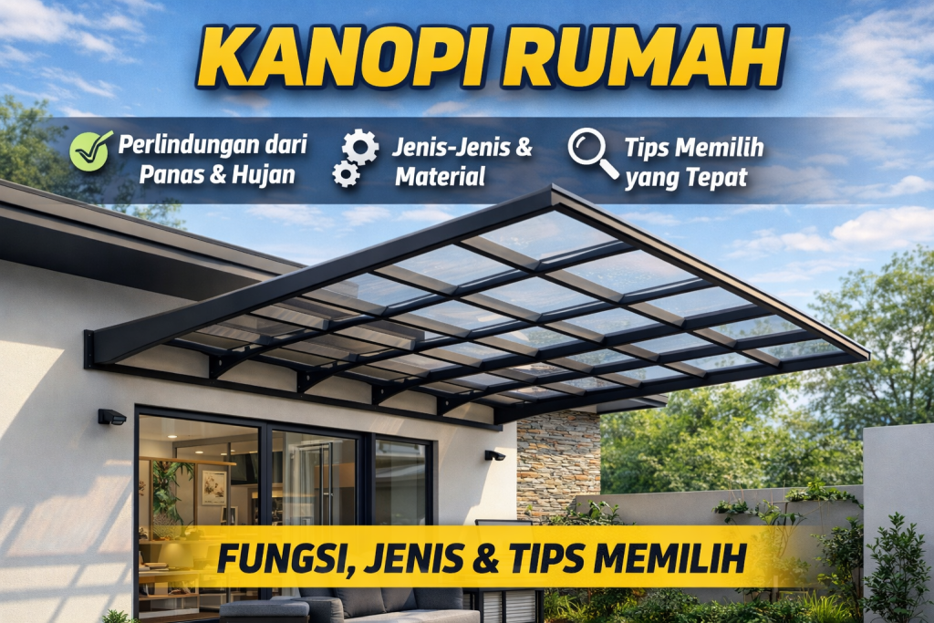 edukasi jenis kanopi rumah