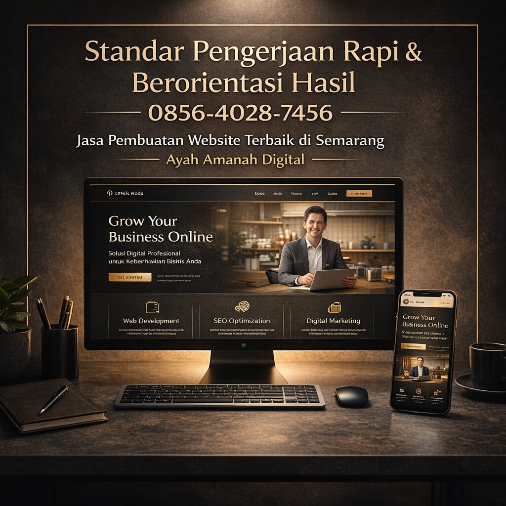 website terbaik semarang, jasa web profesional, web marketing semarang, pembuatan website bisnis, agency website semarang