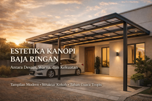 Estetika Kanopi Baja Ringan: Antara Desain, Warna, dan Kekuatan
