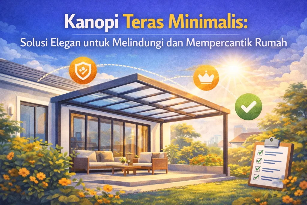 Kanopi Teras Minimalis: Model, Manfaat, dan Tips Memilih
