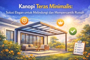 Kanopi Teras Minimalis: Model, Manfaat, dan Tips Memilih