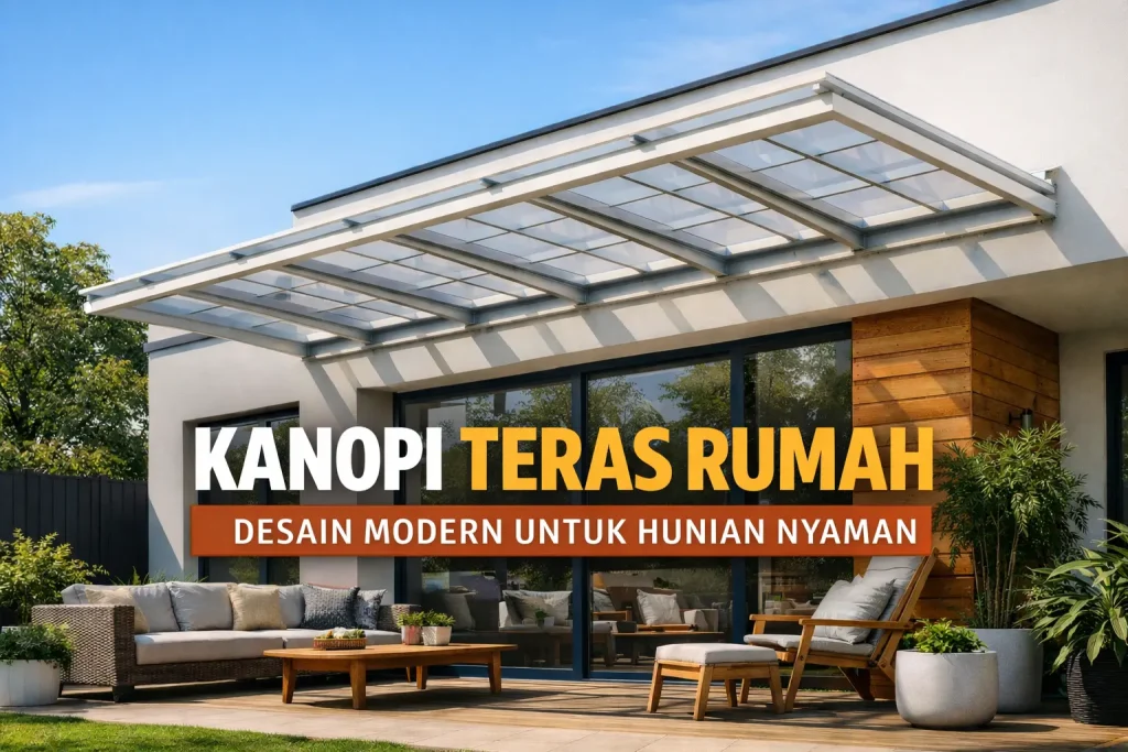 Kanopi Teras Rumah: Desain Minimalis dan Tips Memilih