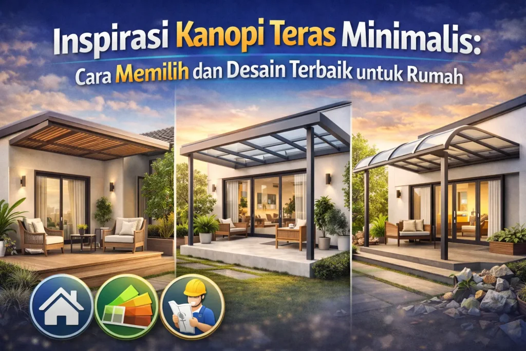 Inspirasi Kanopi Teras Minimalis untuk Rumah Modern