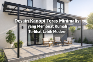Desain Kanopi Teras Minimalis yang Membuat Rumah