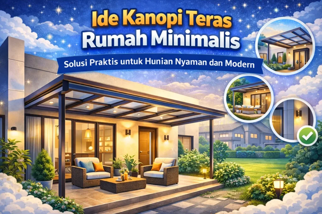 Ide Kanopi Teras Rumah Minimalis Modern