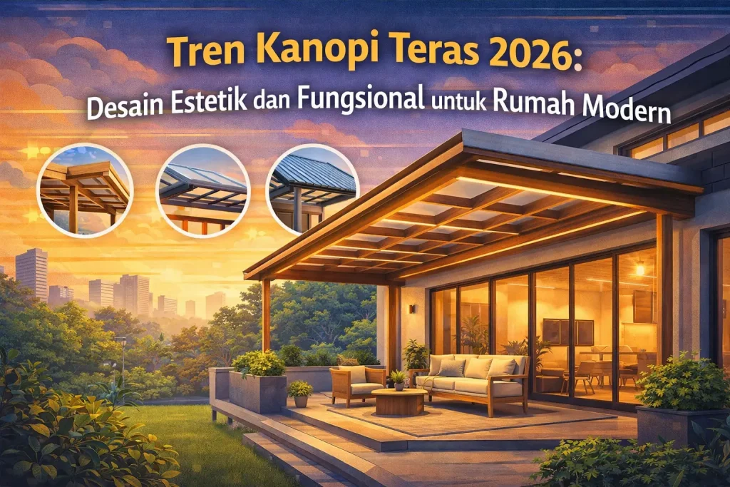 Tren Kanopi Teras 2026 untuk Rumah Modern