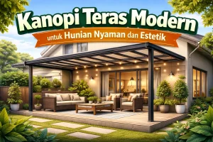 Kanopi Teras Minimalis Modern: Jenis, Harga, dan Tips Memilih Terbaik