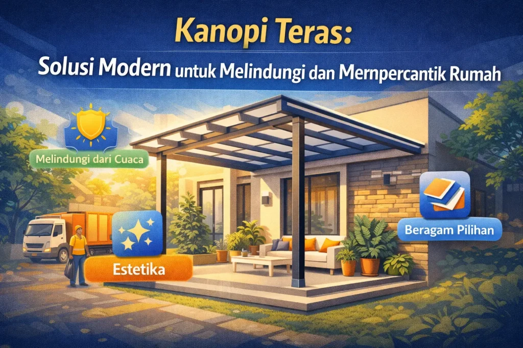 Kanopi Teras Minimalis: Model, Manfaat, dan Tips Memilih