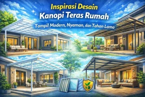 Inspirasi Kanopi Teras Rumah Minimalis Modern