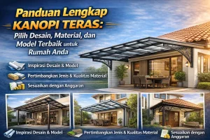 Panduan Kanopi Teras Rumah Minimalis Modern