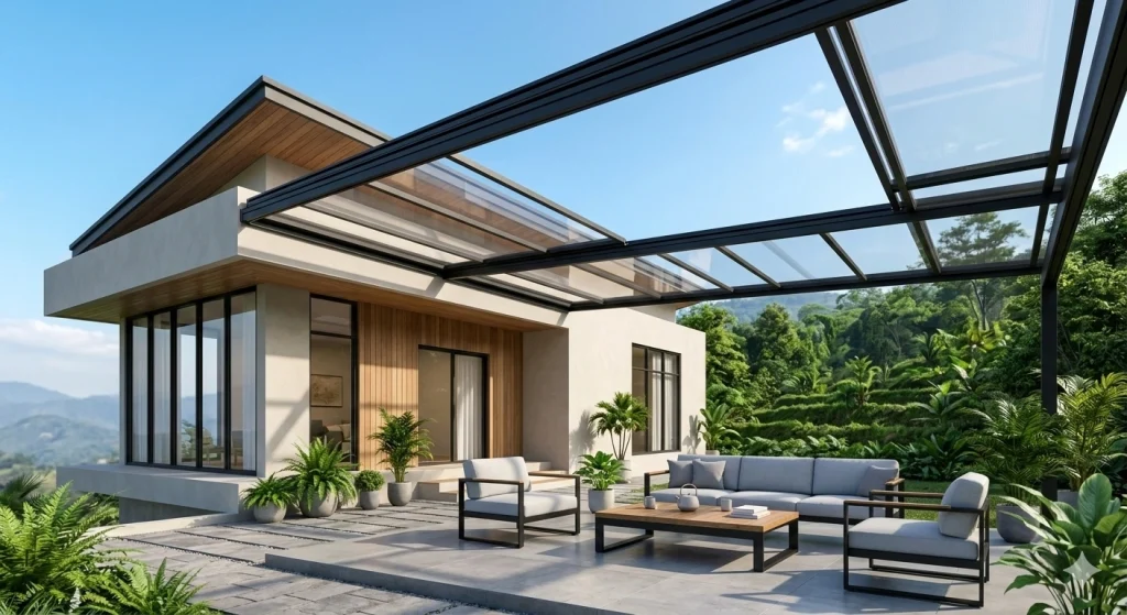 Jasa Pasang Kanopi Sliding di Salatiga: Solusi Atap Terbuka Otomatis untuk Hunian Modern