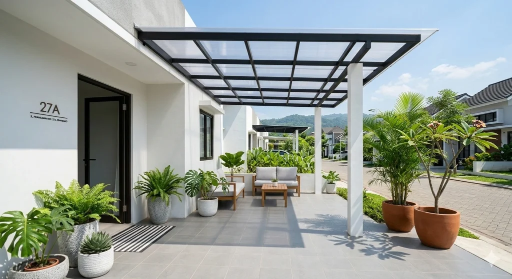 Jasa Pasang Kanopi Minimalis di Semarang - Demak: Solusi Teras Adem dan Estetik