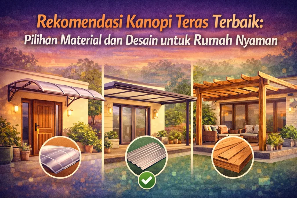 Rekomendasi Kanopi Teras Terbaik untuk Rumah Modern