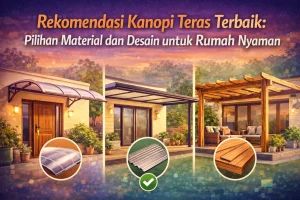 Rekomendasi Kanopi Teras Terbaik untuk Rumah Modern